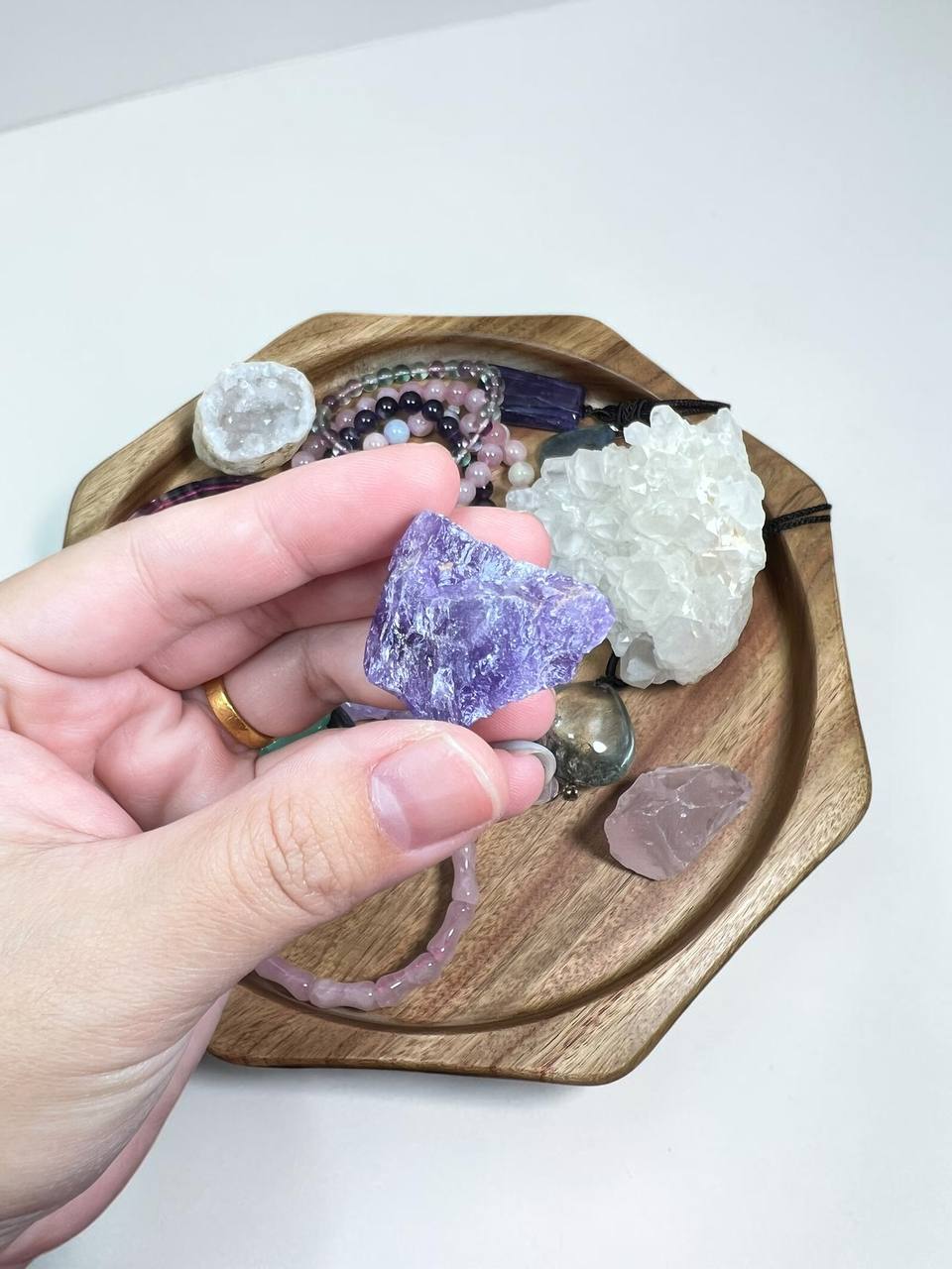 紫水晶原石细节实拍 7
