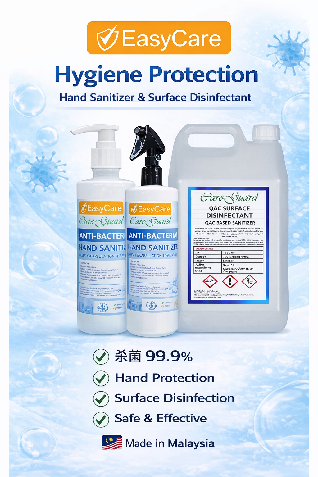 EasyCare 卫生防护商品说明